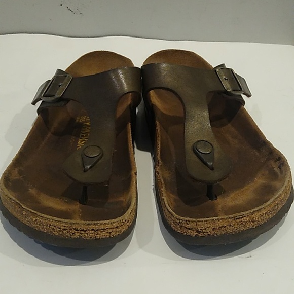 Gizeh Birkenstock Women's size 10  41 Leather Sandals - Picture 9 of 10